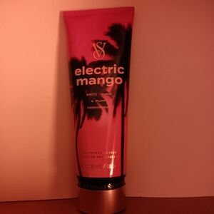 Victoria's Secret Electric Mango Lotion in Pink and Black
